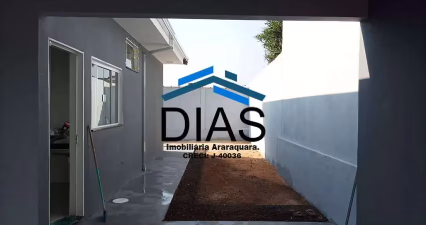 Jardim tamoio casa nova com dois dormitórios, suite