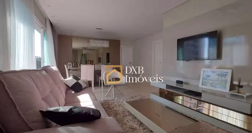 Apartamento 100% mobiliado com 3 qts e 3 vagas para alugar, 111 m² por r$ 7.830/mês - champagnat - curitiba/pr