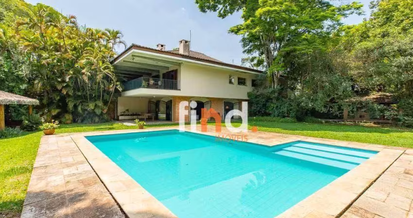 Casa com 6 dormitórios (2 suítes)  à venda, 721 m² por r$ 5.300.000 - parque silvino pereira - granja viana - cotia/sp