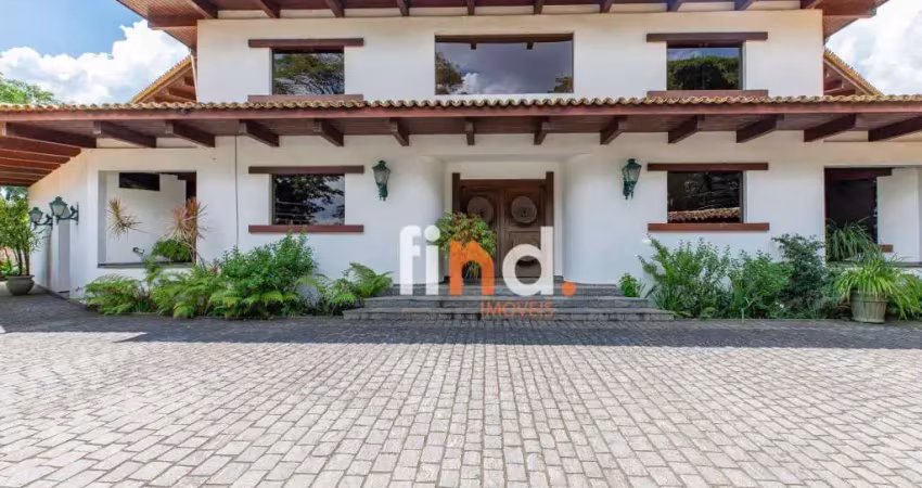 Casa com 4 dormitórios (4 suítes), 951 m² - venda por r$ 6.700.000 ou aluguel por r$ 34.599/mês - granja viana - cotia/sp