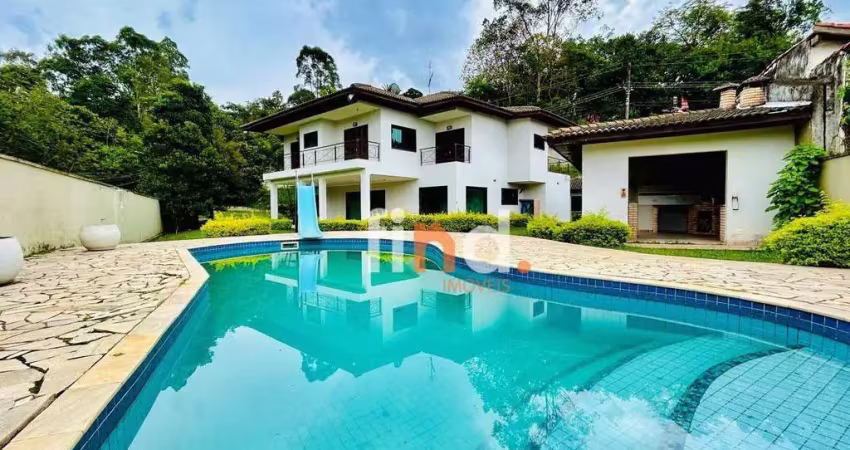 Casa com 5 dormitórios (1 suíte), 600 m² - venda por r$ 2.790.000 ou aluguel por r$ 12.000/mês - granja viana ii gleba 4 e 5 - cotia/sp