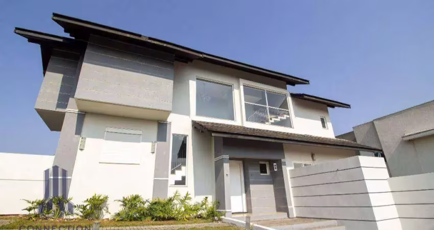 Casa com 4 dormitórios para alugar, 300 m² por r$ 7.358,39/mês - vila torres i - campo largo/pr