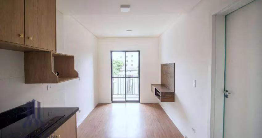 Apartamento com 1 dormitório para alugar, 31 m² por r$ 2.058,50/mês - novo mundo - curitiba/pr