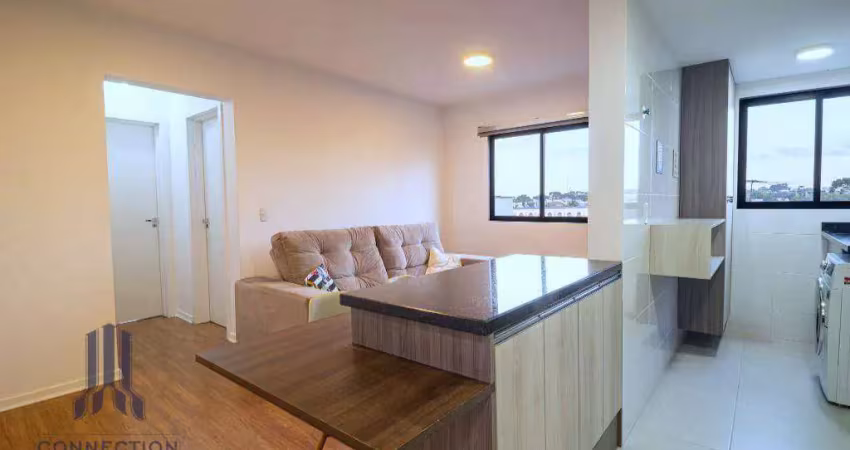 Apartamento semi-mobiliado no bairro portão, em excelente localização  a menos de 1 quadra da faculdade unidombosco e da av. presidente wenceslau braz