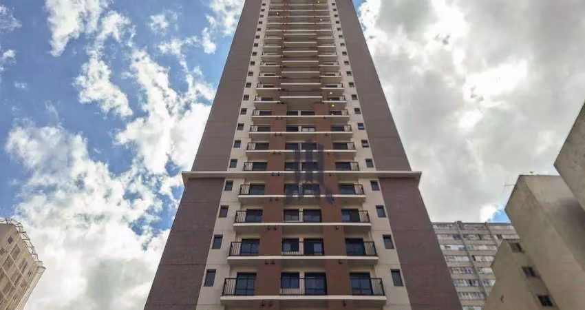 Apartamento com 1 dormitório para alugar, 26 m² por r$ 2.644,00/mês - centro - curitiba/pr