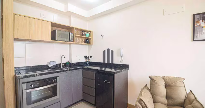Apartamento com 1 dormitório para alugar, 26 m² por r$ 2.644,00/mês - centro - curitiba/pr