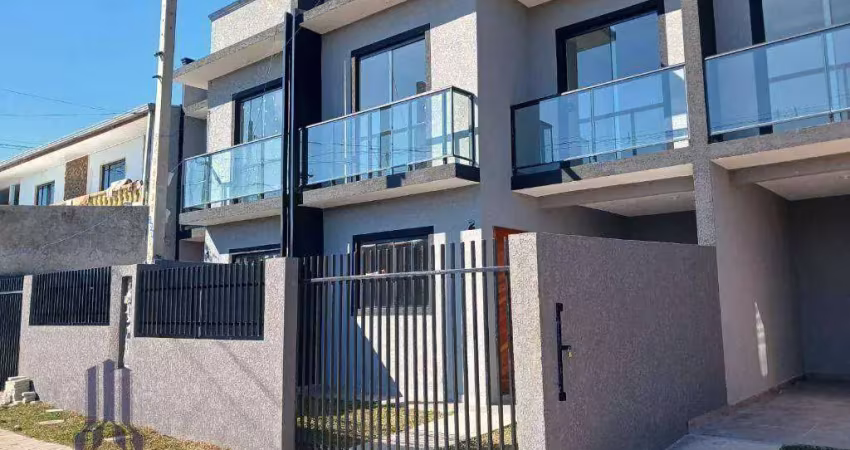 Sobrado com 3 dormitórios à venda, 81 m² por r$ 430.000,00 - tatuquara - curitiba/pr