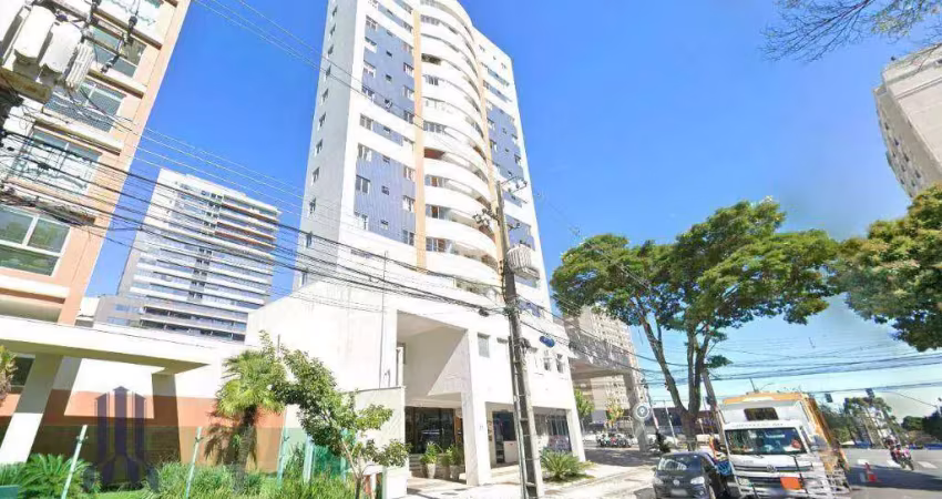 Apartamento com 3 dormitórios para alugar, 79 m² por r$ 3.592,72/mês - água verde - curitiba/pr
