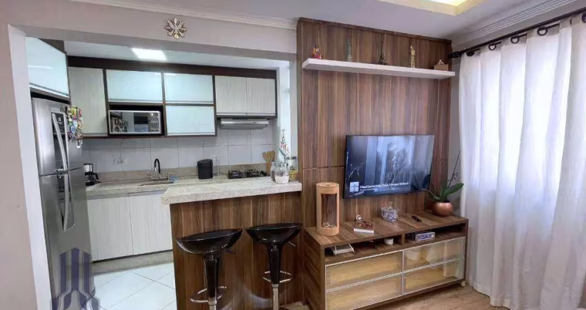 Apartamento com 1 dormitório para alugar, 46 m² por r$ 3.077,06/mês - portão - curitiba/pr
