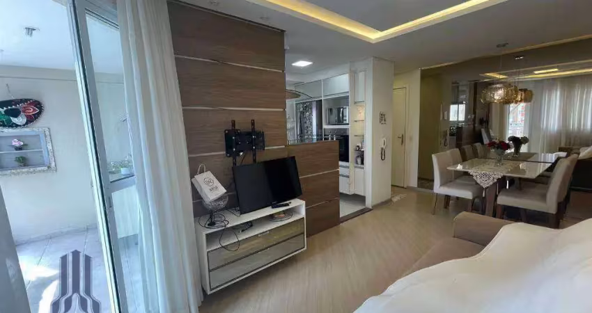 Apartamento com 2 dormitórios para alugar, 65 m² por r$ 4.492,21/mês - portão - curitiba/pr