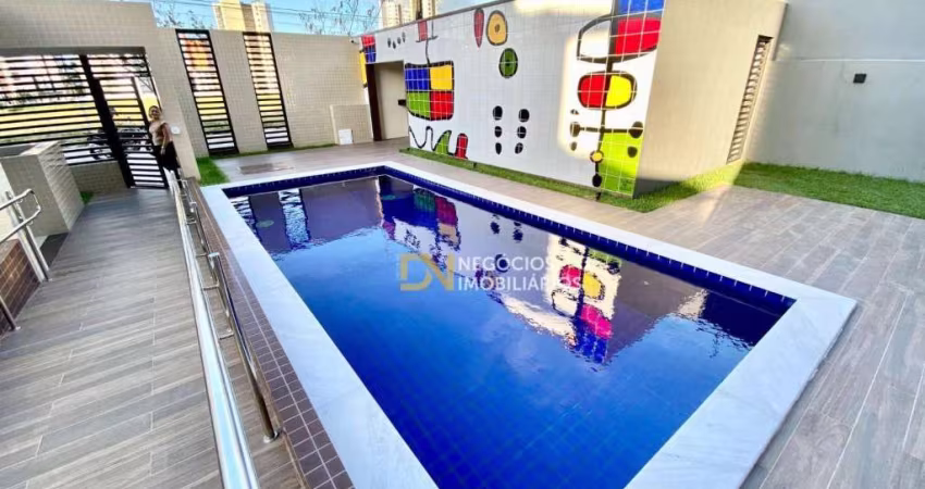 Apartamento com 2 dormitórios à venda, 52 m² por R$ 330.000,00 - Capim Macio - Natal/RN