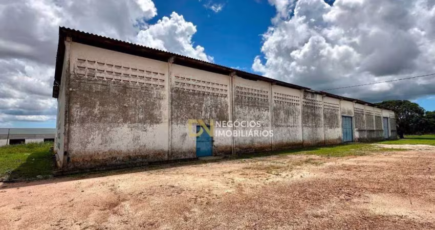 Galpão para alugar, 1400 m² por r$ 20.000,00/mês - cajupiranga - parnamirim/rn