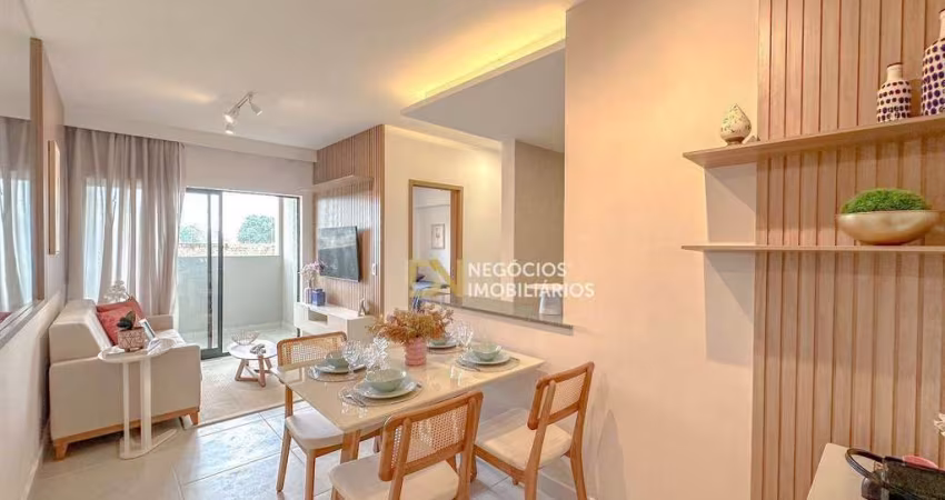 Apartamento com 2 dormitórios à venda, 61 m² por R$ 290.000,00 - Neópolis - Natal/RN