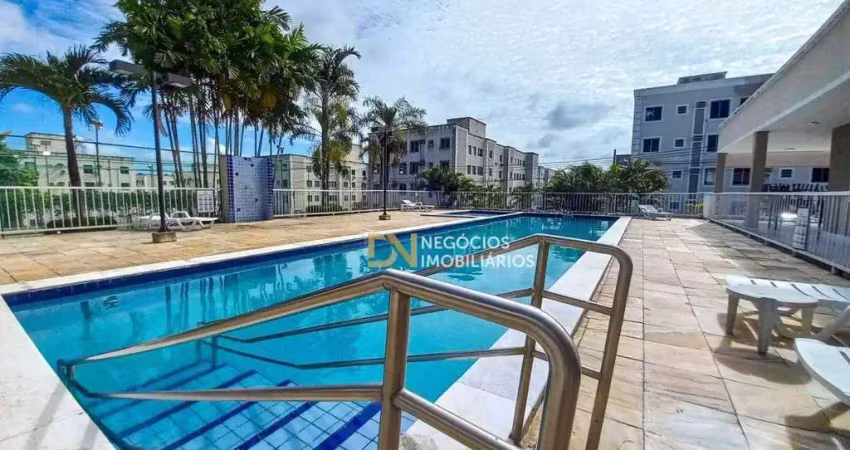 Apartamento com 2 dormitórios à venda no condomínio jangadas, 43 m² por r$ 170.000 - nova parnamirim - parnamirim/rn