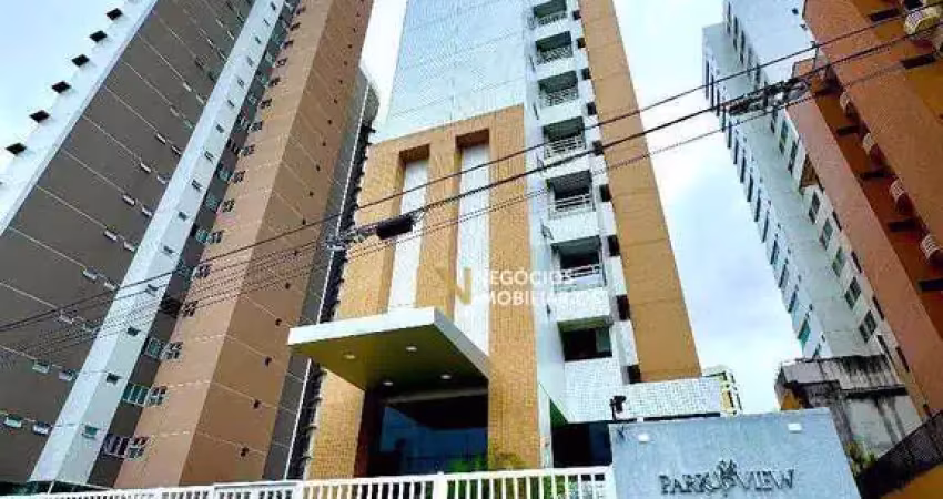 Excelente apartamento com 3 dormitórios sendo 1 suíte  em andar alto à venda, 76 m² por r$ 530.000 - tirol - natal/rn