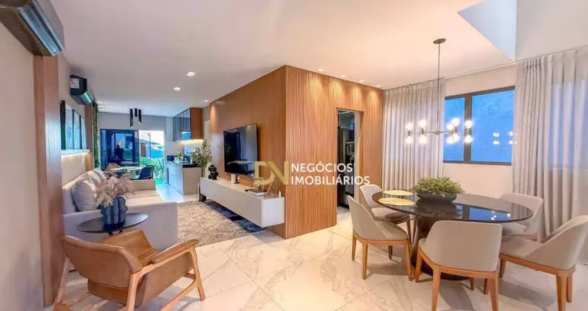 Casa com 3 dormitórios para alugar, 173 m² por r$ 9.000,00/mês - ponta negra - natal/rn