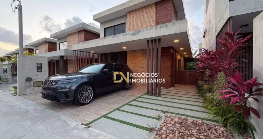 Casa com 3 dormitórios para alugar, 125 m² por r$ 6.500,00/mês - ponta negra - natal/rn