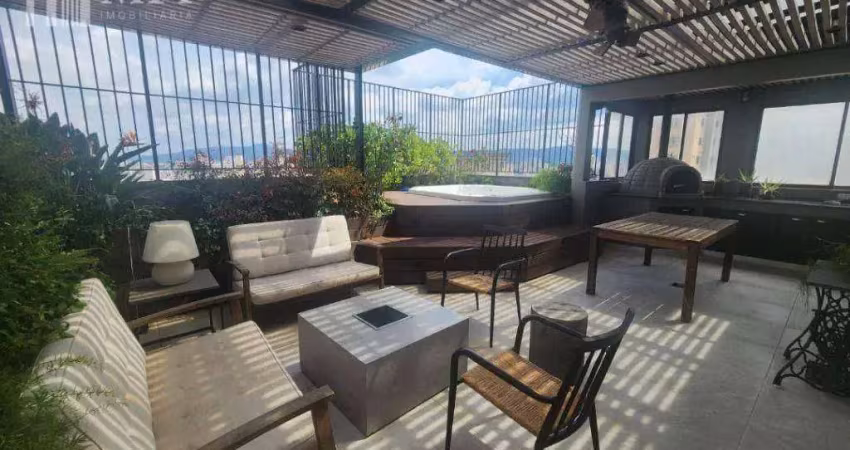 Cobertura com 3 dormitórios à venda, 236 m² por r$ 1.800.000,00 - santa teresinha - são paulo/sp