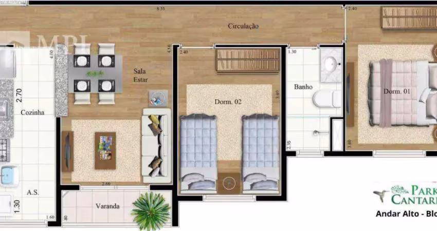 Apartamento com 2 dormitórios à venda, 50 m² por r$ 280.000,00 - protendit - são paulo/sp