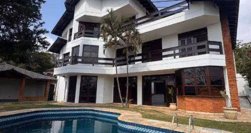 Sobrado com 3 dormitórios, 400 m² - venda por r$ 1.800.000,00 ou aluguel por r$ 16.502,00/mês - jardim samambaia i - mairiporã/sp