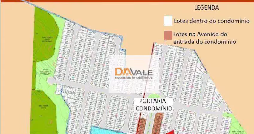 Terreno à venda, 240 m² por r$ 180.000,00 - condomínio terras altas - caçapava/sp