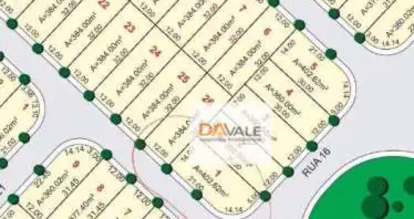 Terreno à venda, 402 m² por r$ 290.000,00 - condominio bella vittá - caçapava/sp