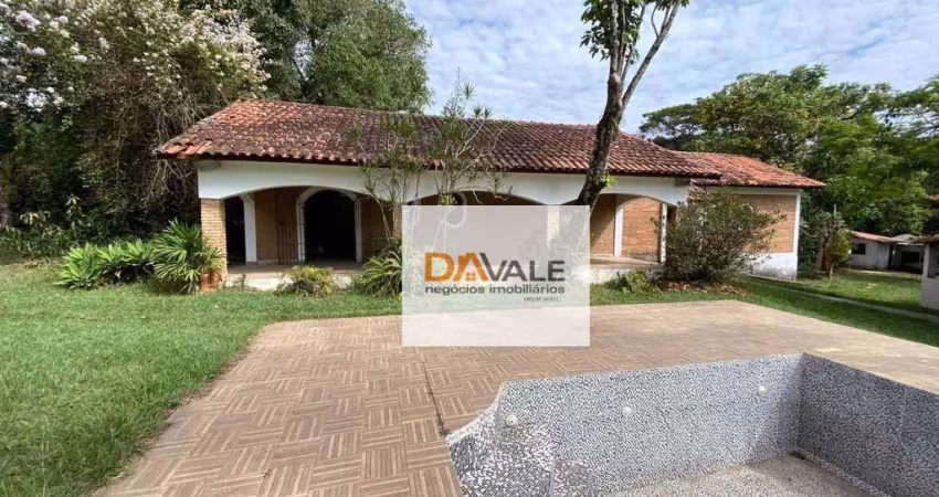 Chácara com 2 suítes com casa para caseiro com mais 2 quartos sendo 1 súite à venda, 5400 m² por r$ 830.000 - recreio mantiqueira - caçapava/sp
