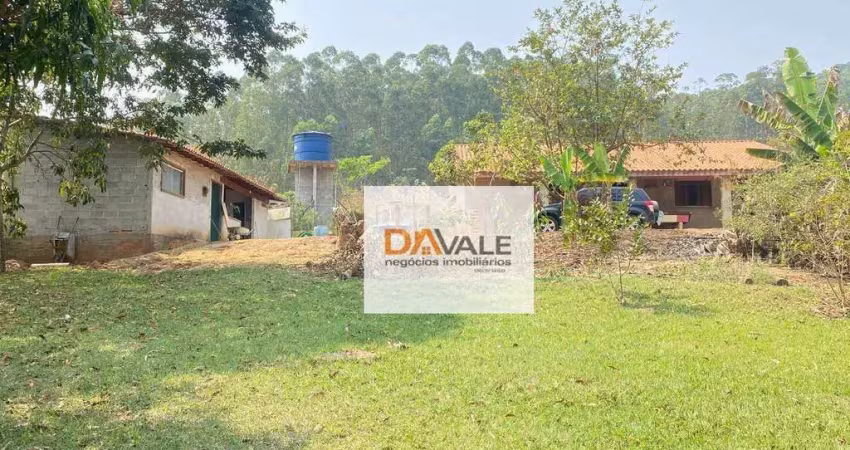 Chácara com 3 dormitórios à venda, 2700 m²  por r$ 420.000 - caçapava velha - 5 km da carvalho pinto caçapava/sp