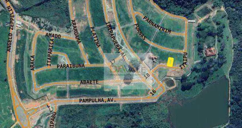 Terreno à venda, 326 m² por r$ 269.500,00 - borda do lago - caçapava/sp