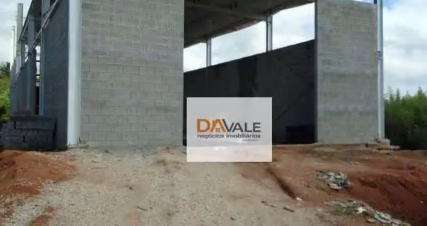 Galpão para alugar, 450 m² por r$ 6.900,00/mês - caçapava velha - caçapava/sp