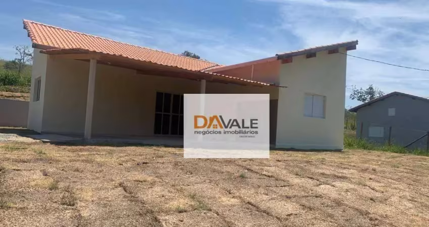 Chácara nova com 2 dormitórios à venda, 2340 m² por r$ 345.000 - piedade - caçapava/sp