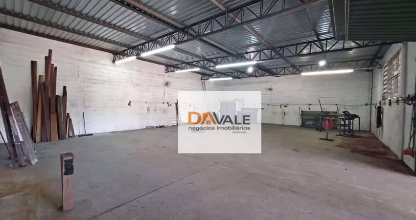 Galpão, 408 m² - venda por r$ 1.010.000,00 ou aluguel por r$ 7.000,00/mês - residencial esperança - caçapava/sp