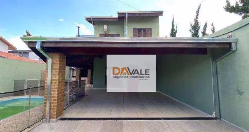 Sobrado à venda, 259 m² por r$ 690.000,00 - village das flores - caçapava/sp