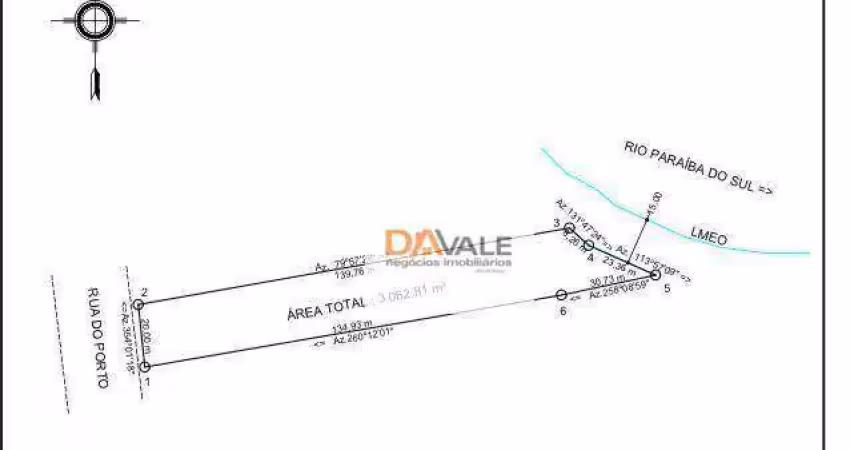 Área à venda próxima ao centro com 3062 m² por r$ 850.000 - jardim rafael - caçapava/sp