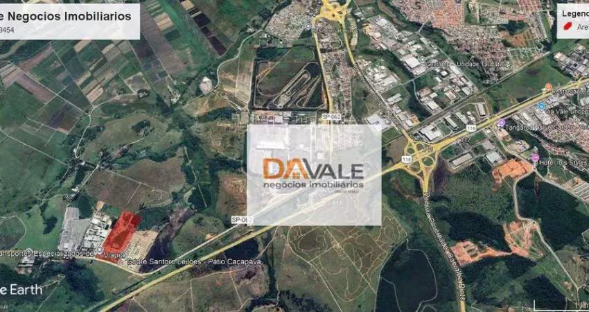 Área, 151000 m² - venda por r$ 23.000.000,00 ou aluguel por r$ 226.500,00/mês - jardim campo grande - caçapava/sp