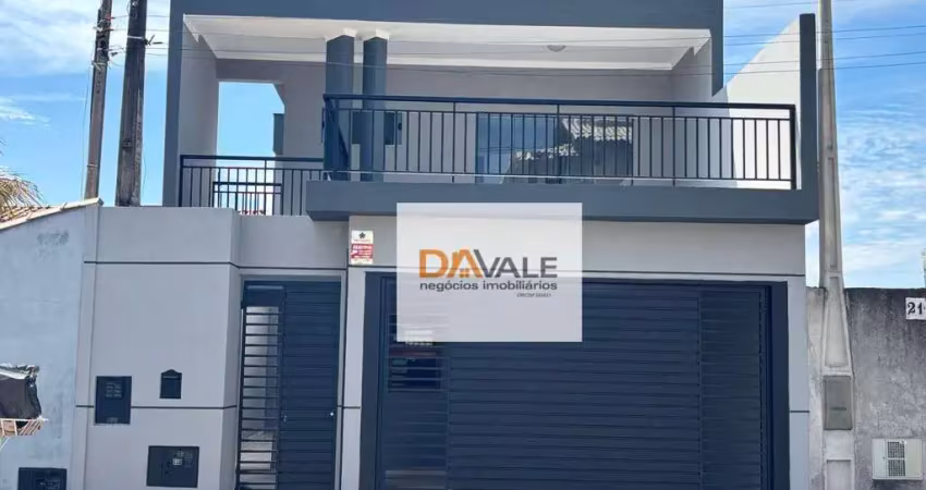 Sobrado à venda, 200 m² por r$ 610.000,00 - parque residencial santo andré - caçapava/sp