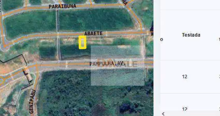 Terreno à venda, 312 m² por r$ 245.000,00 - borda do lago - caçapava/sp