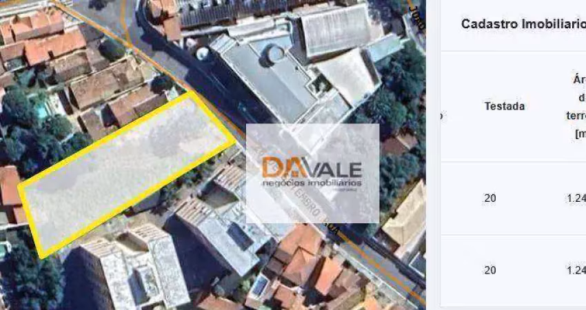 Terreno à venda, 1378 m² por r$ 2.190.000,00 - vila resende - caçapava/sp