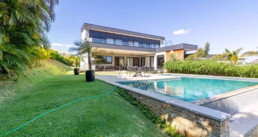 Casa à venda, 483 m² por r$ 7.200.000,00 - condomínio residencial lago azul golf club - araçoiaba da serra/sp