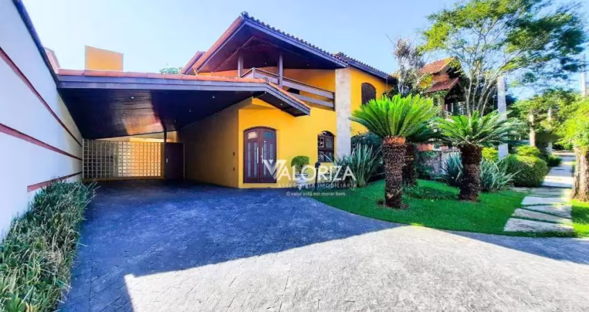 Casa com 5 dormitórios para alugar, 650 m² por r$ 10.000,00/mês - condomínio isaura - sorocaba/sp