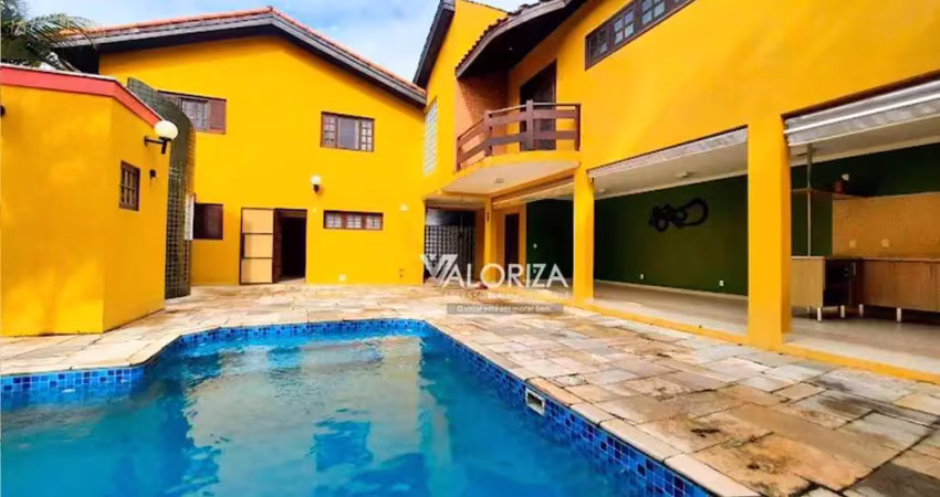 Casa com 5 dormitórios para alugar, 650 m² por r$ 10.000,00/mês - condomínio isaura - sorocaba/sp