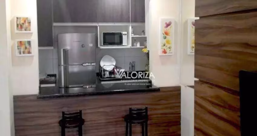 Apartamento com 2 dormitórios à venda, 53 m² por r$ 275.000,00 - residencial pássaros da amazônia - sorocaba/sp