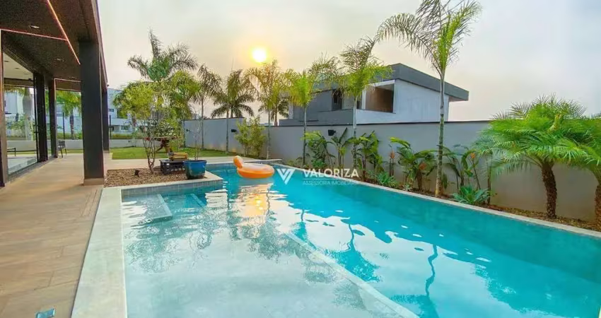 Casa com 5 dormitórios, 450 m² - venda por r$ 4.400.000,00 ou aluguel por r$ 32.075,00/mês - alphaville nova esplanada - votorantim/sp