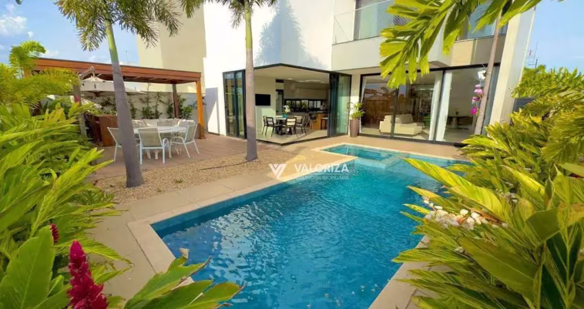 Casa com 3 dormitórios à venda, 351 m² por r$ 3.400.000,00 - alphaville nova esplanada - votorantim/sp