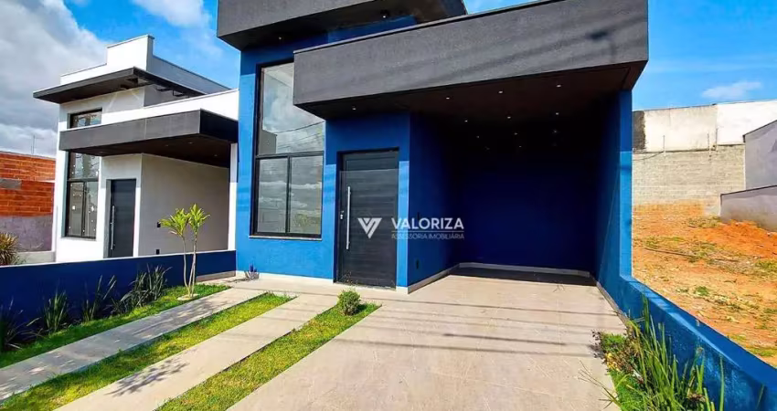 Casa com 3 quartos, sendo 1 suíte com closet à venda, 105 m² por r$ 600.000 - condomínio villagio ipanema i - sorocaba/sp
