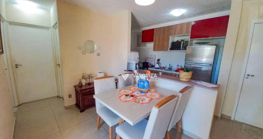 Apartamento com 2 quartos, sendo 1 suíte à venda, 50 m² por R$ 306.000 - Jardim Gonçalves - Sorocaba/SP