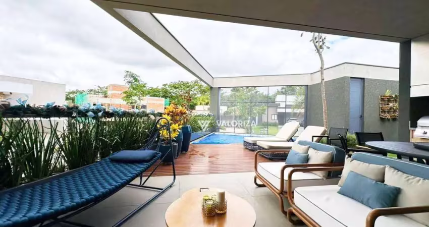 Casa com 4 dormitórios à venda, 340 m² por r$ 3.700.000,00 - alphaville nova esplanada - votorantim/sp