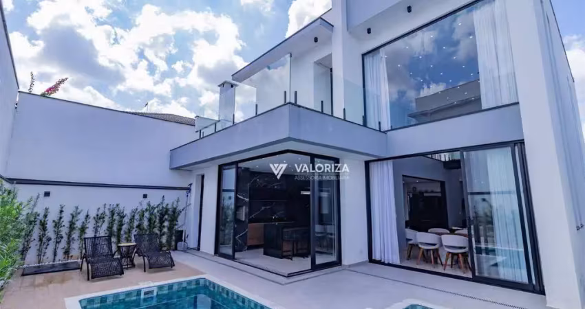 Casa com 4 dormitórios à venda, 274 m² por r$ 2.599.000,00 - condomínio chácara ondina - sorocaba/sp