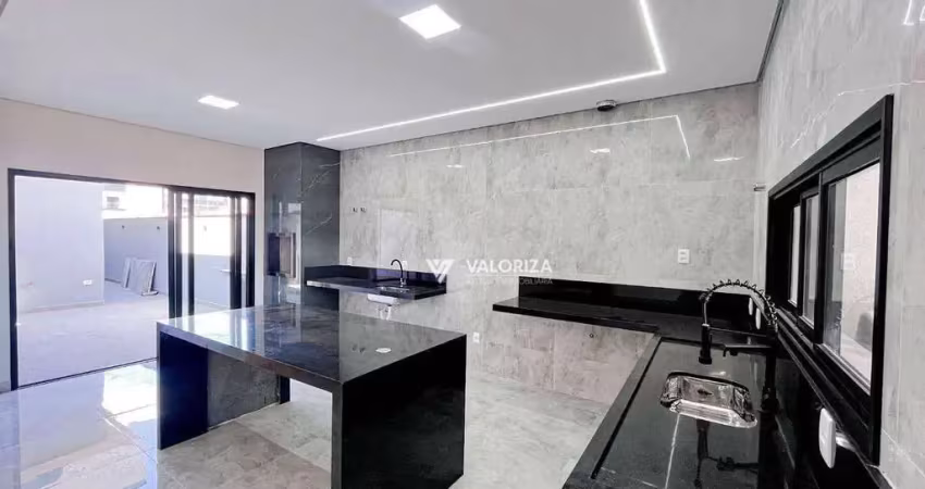Casa com 3 quartos, sendo 2 suítes à venda, 144 m² por r$ 870.000 - reserva ipanema - sorocaba/sp