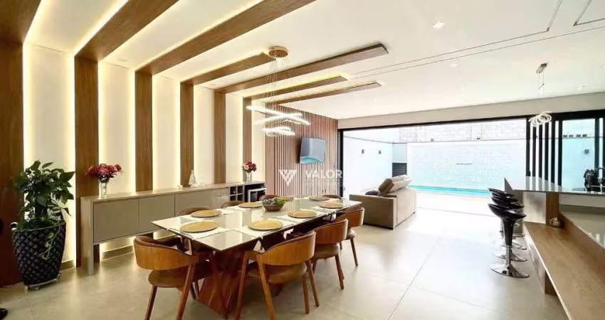 Casa com 3 dormitórios à venda, 268 m² por r$ 1.690.000,00 - residencial pampulha - sorocaba/sp